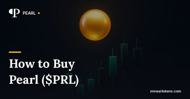 Abstract candlestick chart beside a gold pearl